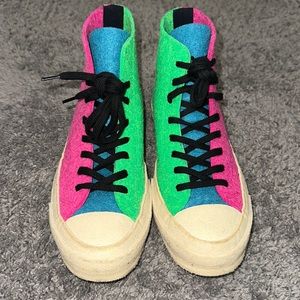 Converse and JW Anderson 70 high top Felt Chuck Sneakers (Unisex)M7-W9 preowned